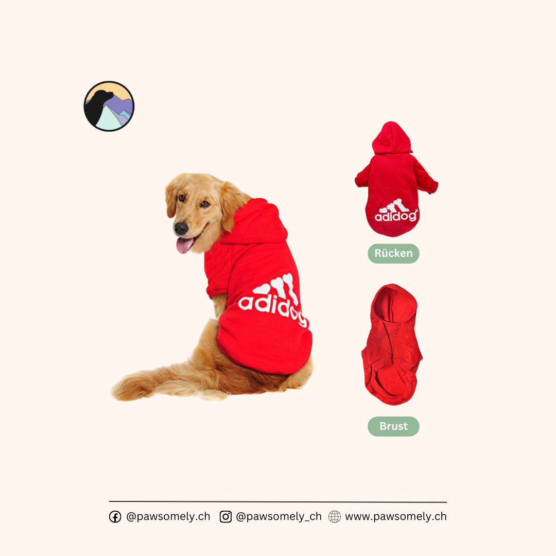 Adidog Hunde Hoodie Fleece