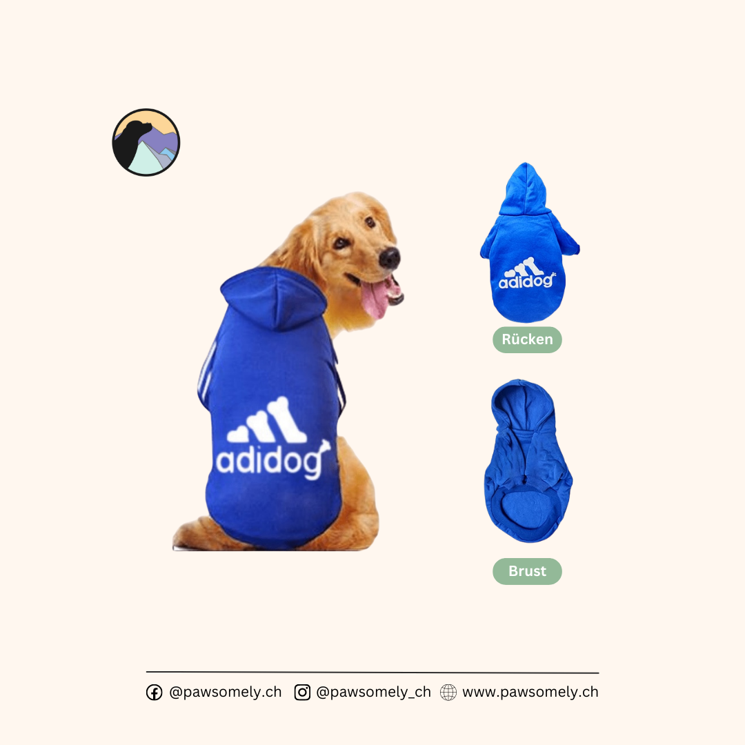 Adidog Hunde Hoodie Fleece