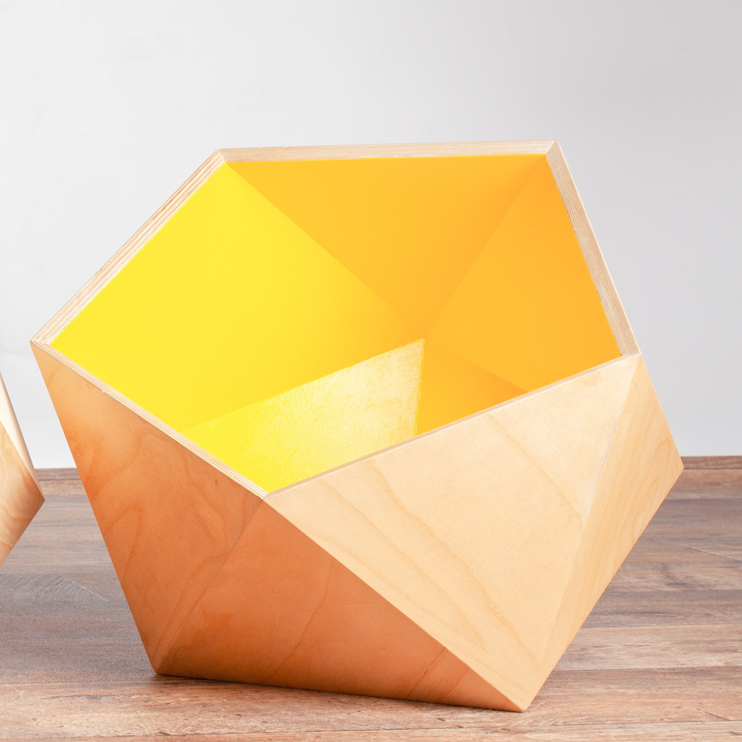 Betty Woof - Spielzeugbox "Wood Geometric"